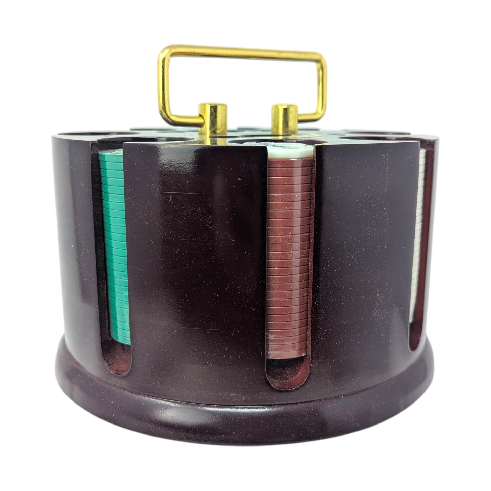 Vintage Cardinal Deluxe Rotating Poker Rack Set