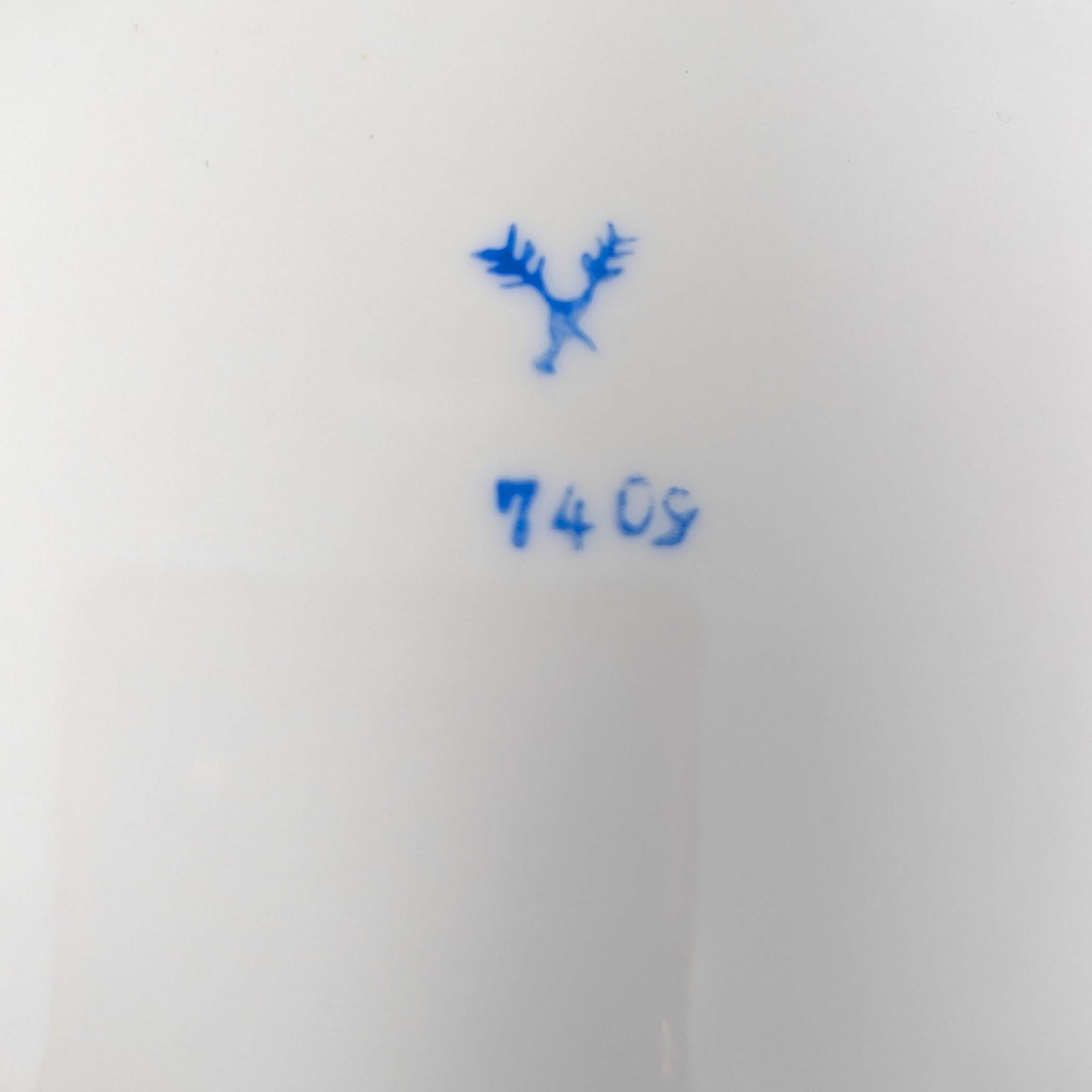 Vintage Arnart Floral Scalloped Bowl with Gold Edge