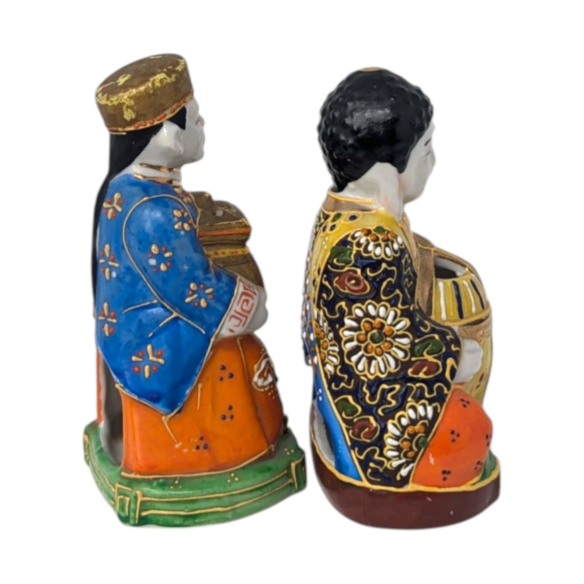 Occupied Japan Figural Tealight Holder Pair