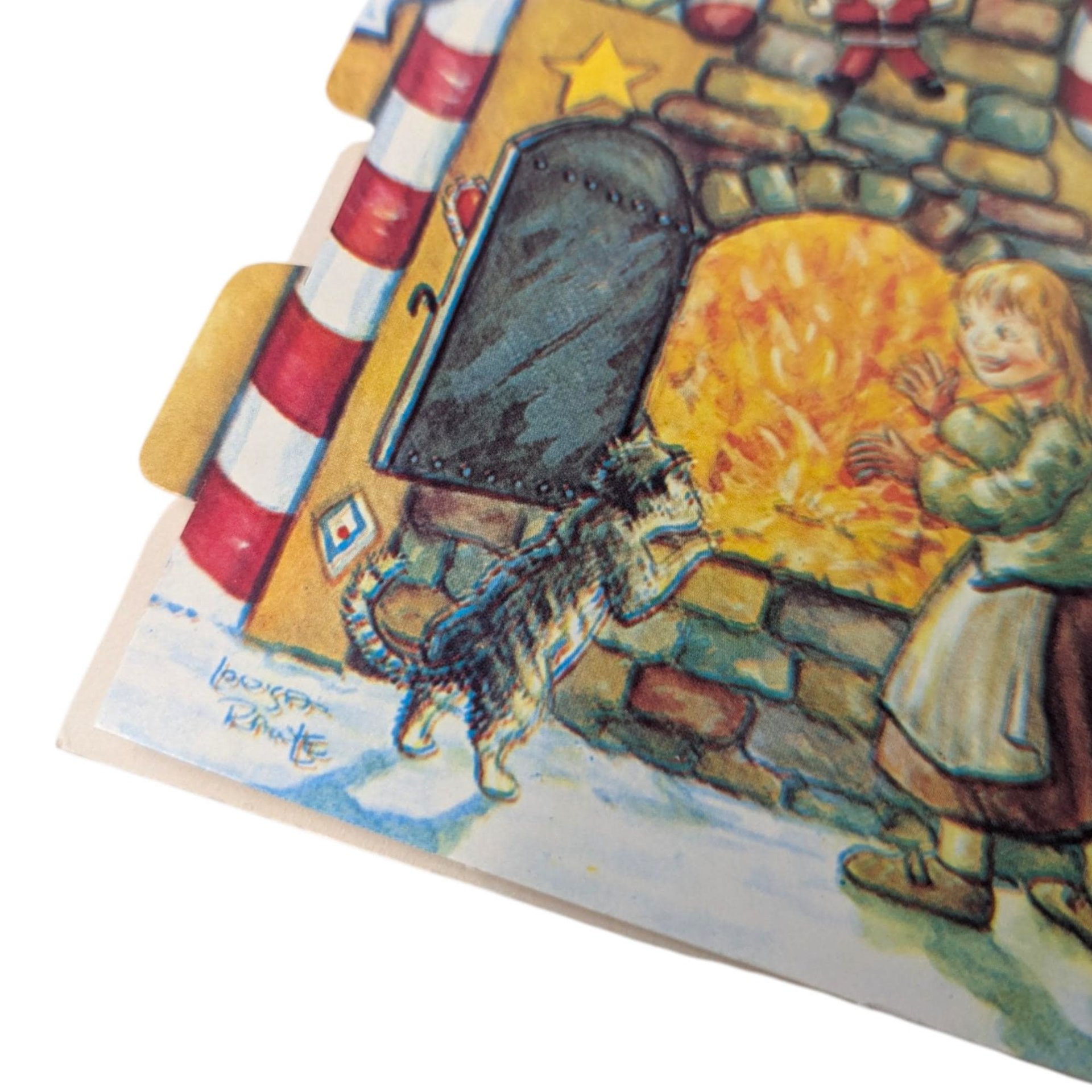 Vintage Storybook House Advent Calendar