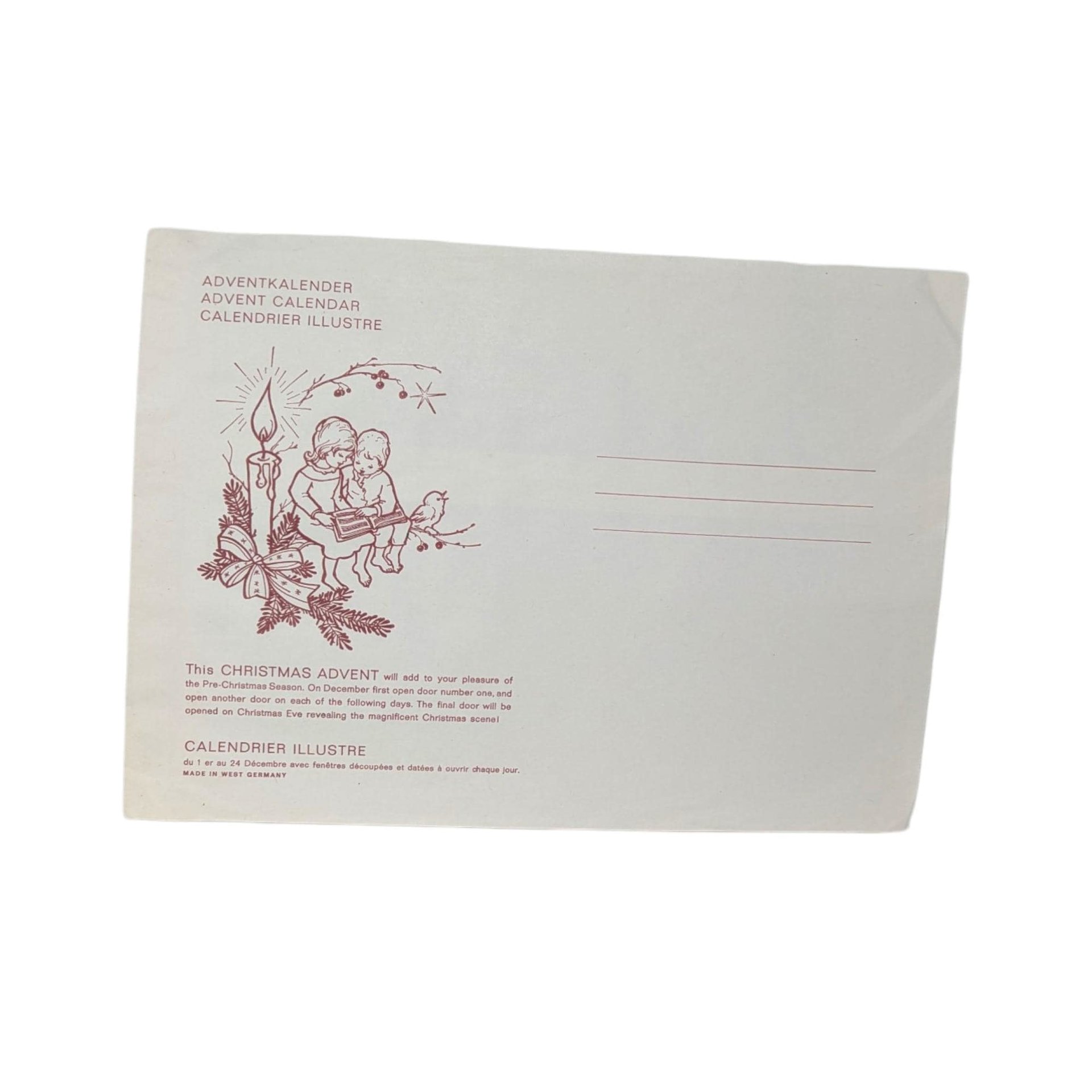 Vintage RS German Advent Calendar