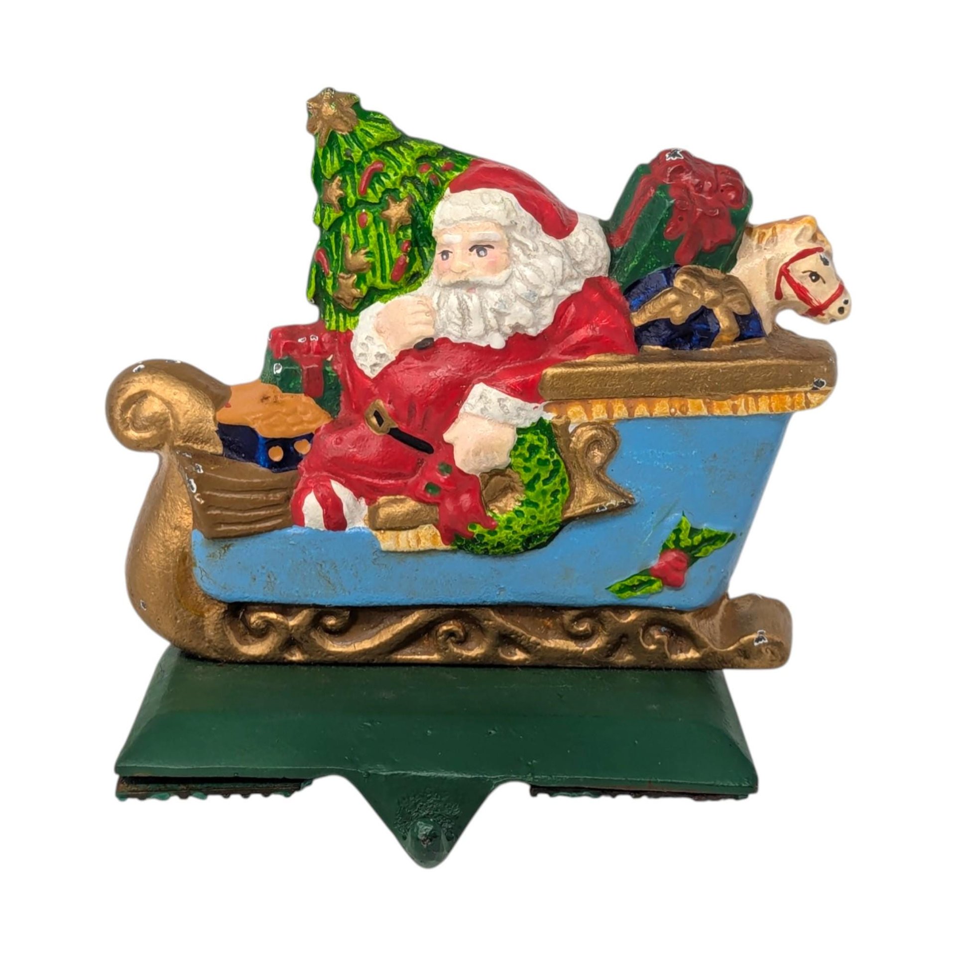 Vintage Cast Iron Christmas Stocking Holder Choice