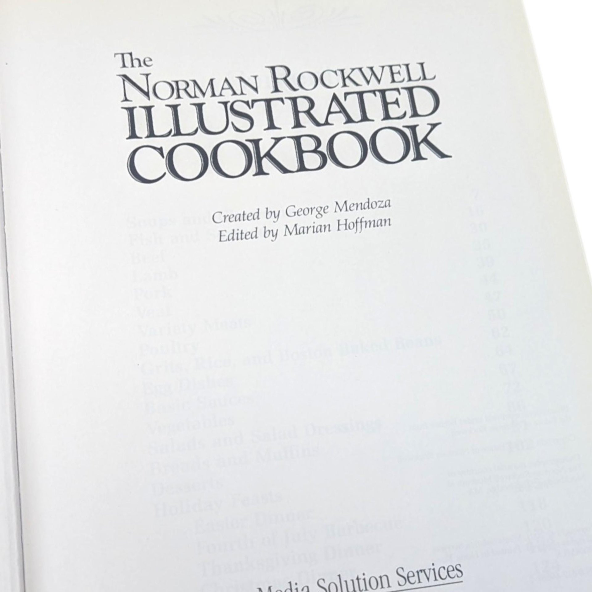 1987 The Norman Rockwell Illustrated Cookbook