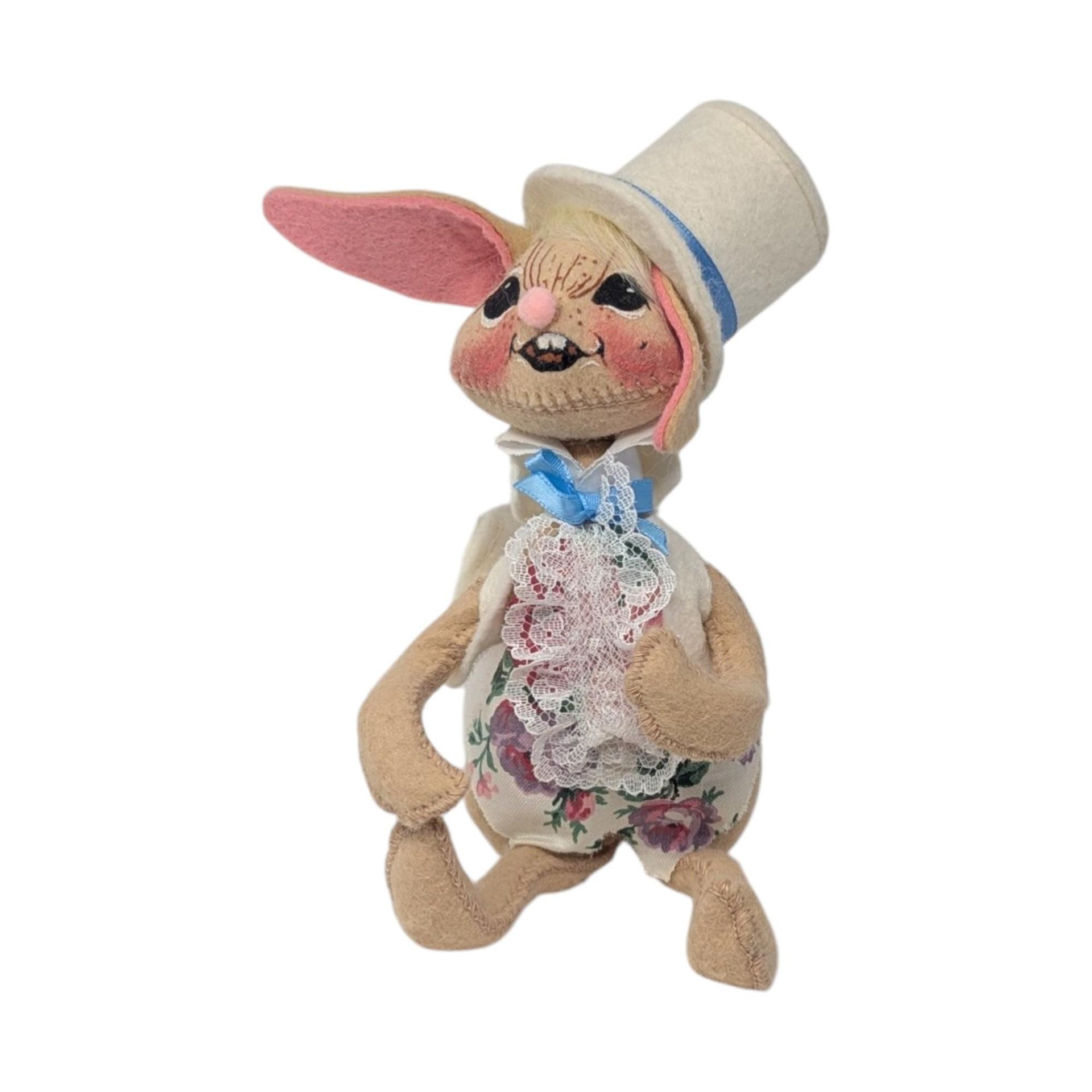 1993 Annalee Spring Floral Dandy Bunny