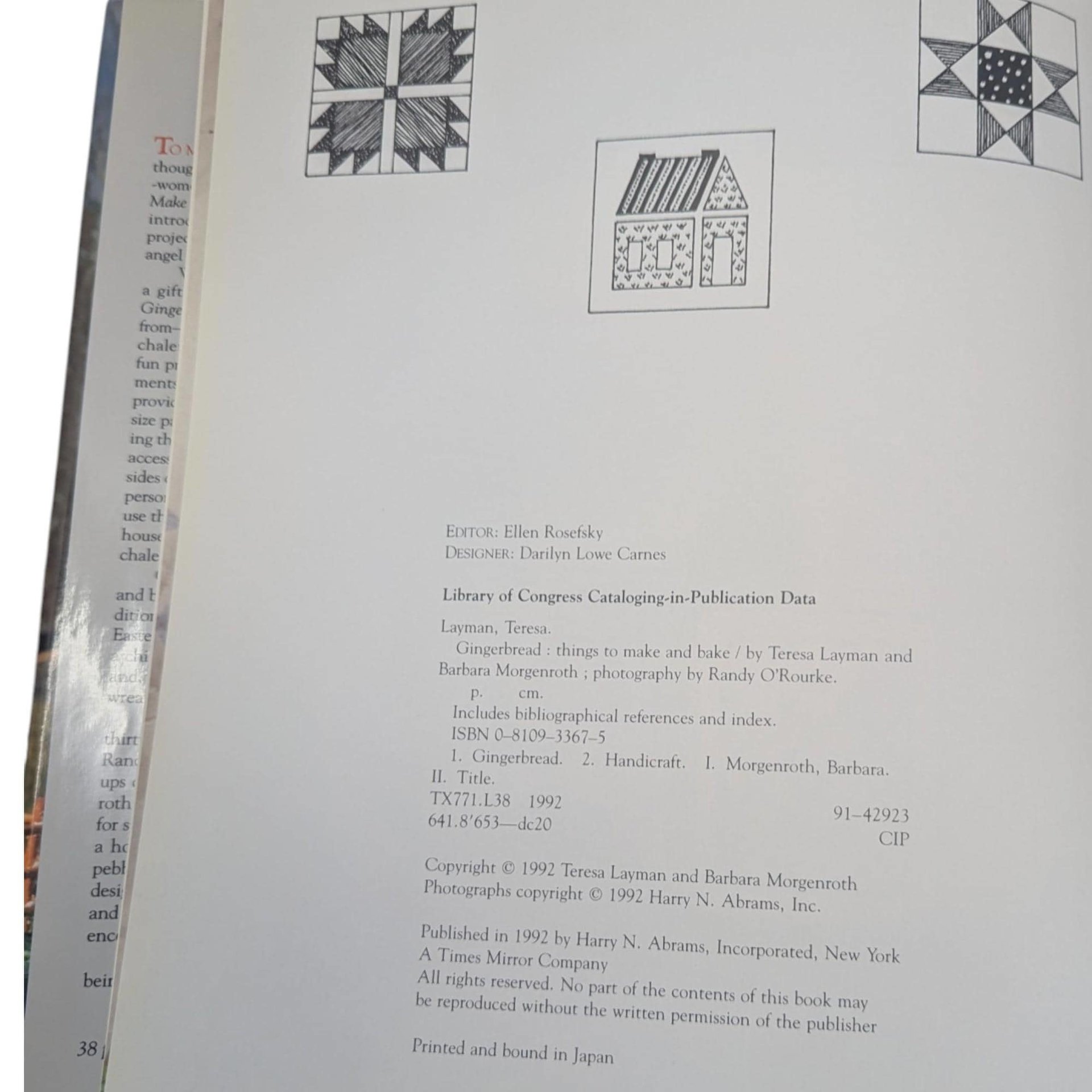 1992 Gingerbread Things to Make and Bake