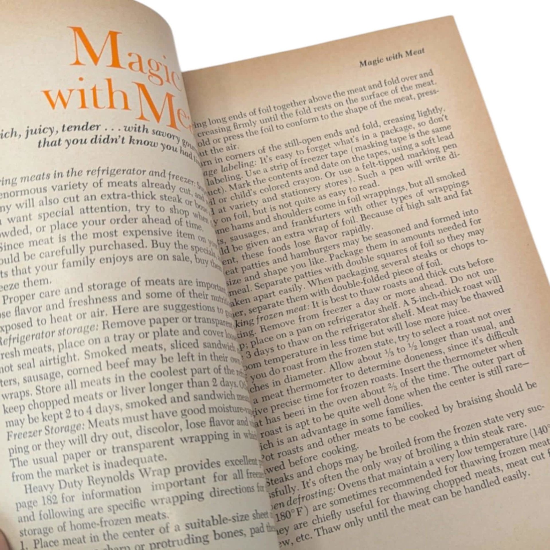 1967 Reynolds Wrap Creative Cooking with Aluminum Foil Cookbook