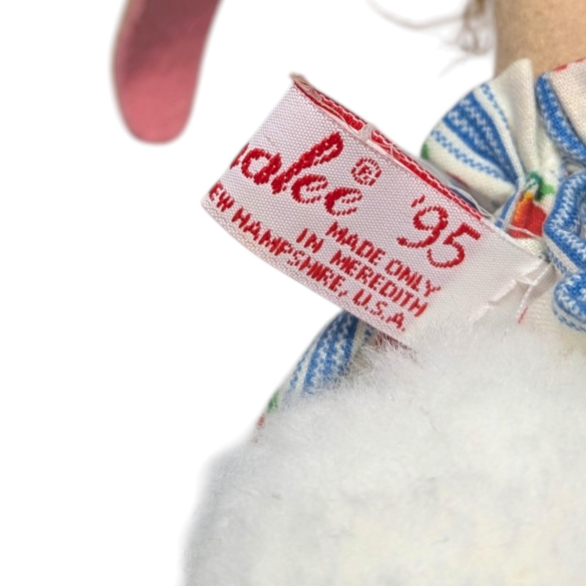 1995 Annalee Spring Country Girl Bunny