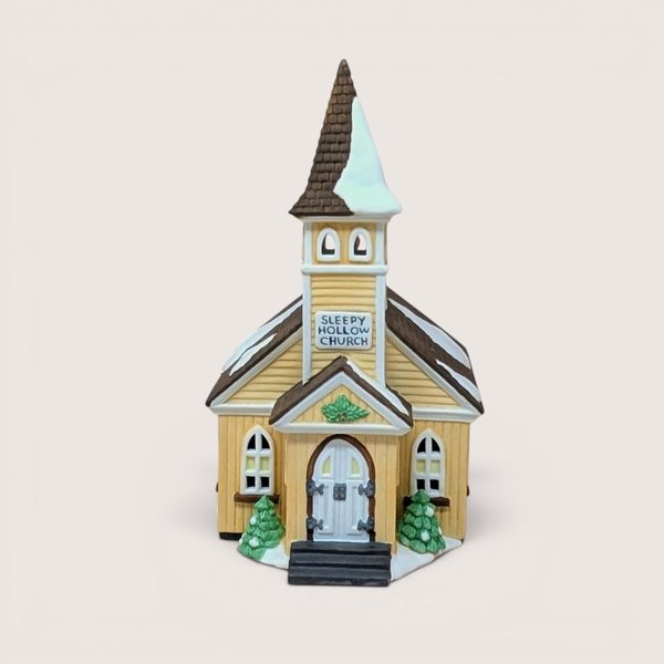 1990 Dept 56 Sleepy Hollow Village Church 