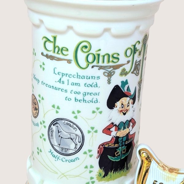 1979 Old Commonwealth Coins of Ireland Empty Decanter