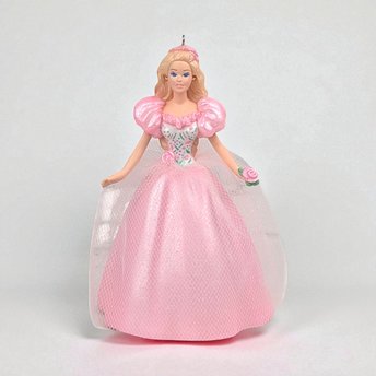 1996 Hallmark Keepsake Springtime Barbie Ornament | Collector Series | Vintage Barbie Ornament | Easter Ornament