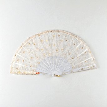 Vintage Lace Fan, Made in Japan, Elegant Hand Fan, Wedding Accessory, Bridal Gift, Dance Fan, Home Decor