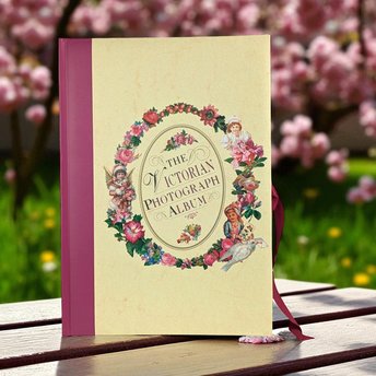 Vintage 1996 Victorian Themed Photograph Album, Holds 35 Photos, Floral & Butterfly Design, Memory Keeper, Gift for Sentimental Souls