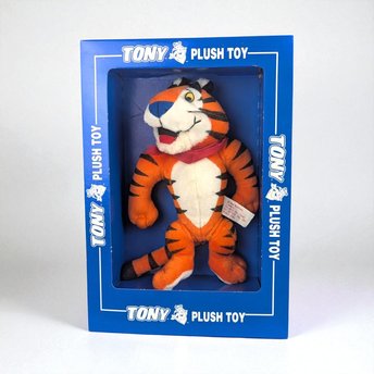1997 Tony the Tiger Plush Toy, Frosted Flakes Mascot, Vintage Kellogg's Plush, Collectible Toy, Advertising Character