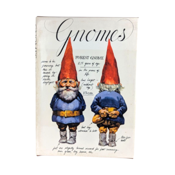 1977 Gnomes Hardcover Book, Wil Huygen Rien Poortvliet, Vintage Illustrated Folklore, Harry N. Abrams Collectible