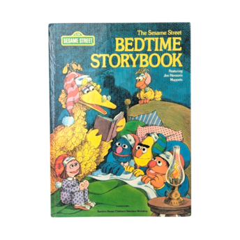 1978 Sesame Street Bedtime Storybook, Hardcover, Jim Henson's Muppets, Vintage Children's Book, Classic Characters