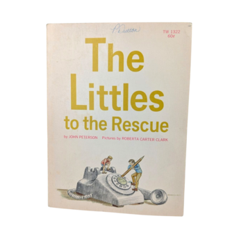 Vintage 1968 The Littles to the Rescue Book Scholastic Softcover Illustrated Children's Storybook Gift for Kids Nostalgic Reading