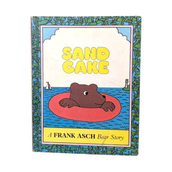 Vintage 1978 Sand Cake Frank Asch Bear Story Hardcover Children's Book Gift for Kids