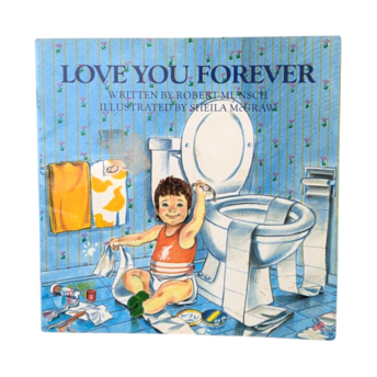 1996 Love You Forever Softcover, Robert Munsch Book, Illustrated Children's Story