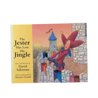 1995 Jester Has Lost His Jingle Book, David Saltzman, Maurice Sendak Afterword, Vintage Children's Story, Gift for Kids