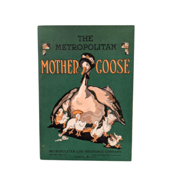Vintage Metropolitan Mother Goose Book, Illustrated by Emma Clark, Nursery Rhymes, Collectible Children's Book