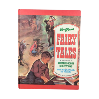 1974 Best Loved Fairy Tales Hardcover Book, Mother Goose Stories, Vintage Children's Literature, Gift for Kids, Bedtime Stories