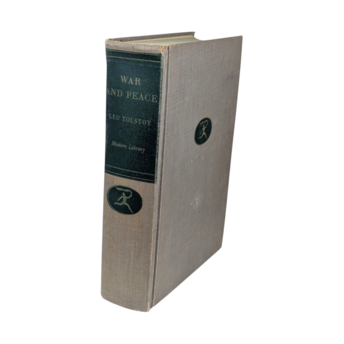Vintage Modern Library War and Peace, Leo Tolstoy Hardcover, Classic Literature Gift, Antique World Literature