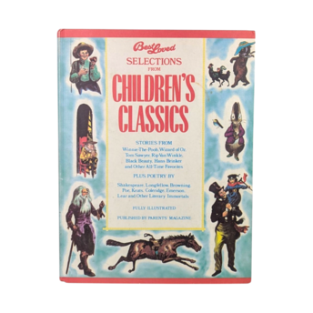 1975 Children's Classics Book, Illustrated, Winnie the Pooh, Wizard of Oz, Vintage Story, Collection Gift for Kids