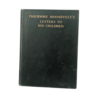 1919 Theodore Roosevelt Letters Book, Edited by Bishop, Hardcover, Historical Correspondence, Gift for History Buff, Antique Book Decor