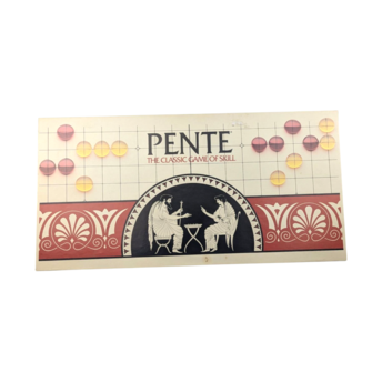 Vintage 1984 Pente Game, Parker Brothers, Complete Classic, Strategy Board Game of Skill, Abstract Game