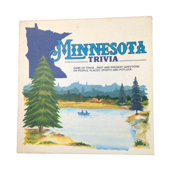 Vintage 1984 Minnesota Trivia Board Game, Complete, MN Themed Family Game Night