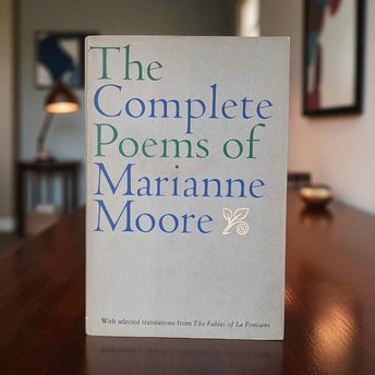 The Complete Poems of Marianne Moore 1967 Hardcover, Vintage American Poetry Book with Dust Jacket, Modernist Literature