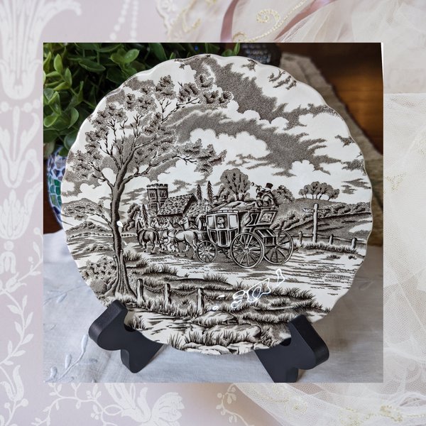 Royal Mail Fine Myott Staffordshire Ironstone 6" Plate Made In England