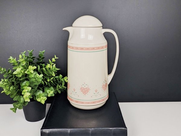 Corning Corelle Forever Yours Plastic Coffee Carafe/Thermos and Lid