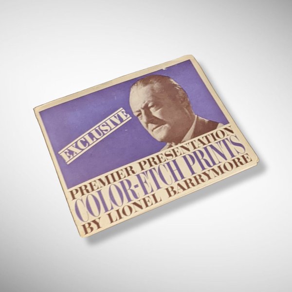 Set of 6 Vintage Color-Etch Prints by Lionel Barrymore: Nautical and Coastal Charm