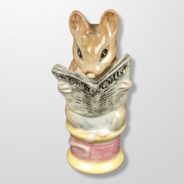 Vintage Beatrix Potter Tailor of Gloucester Mouse Figurine