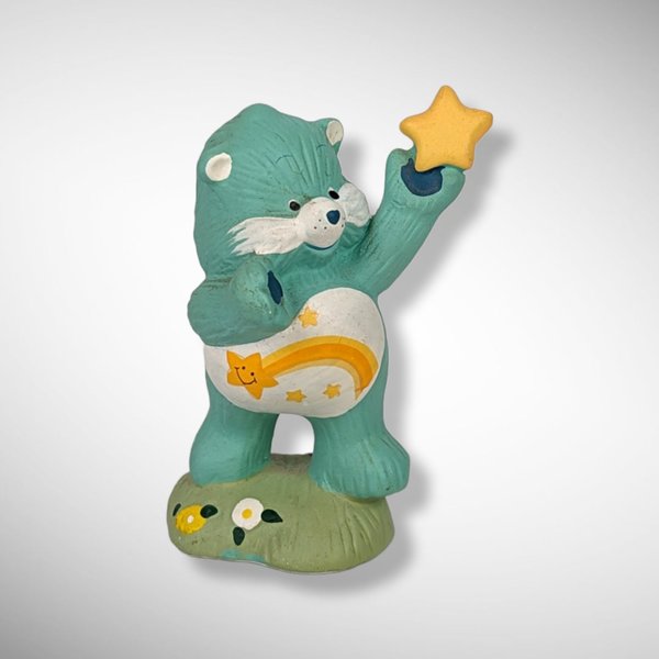 Vintage Care Bear Wish Bear Figurine