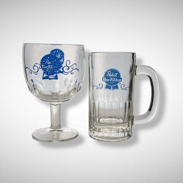 Vintage Pair of Pabst Blue Ribbon Glasses