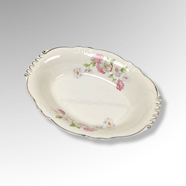 1940s Homer Laughlin Virginia Rose 9" Vegetable Bowl