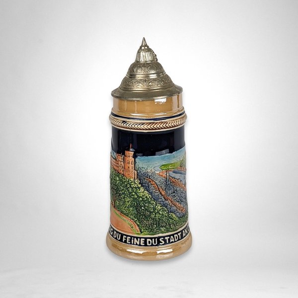 Vintage Ceramic German Beer Stein