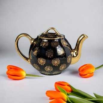 Vintage Hall 050 GL French Daisy Teapot (6-Cup)