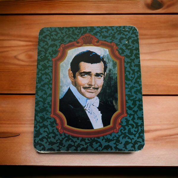 1989 Rhett Butler Gone with the Wind Tin with Collector Cards: Classic Hollywood Collectibles