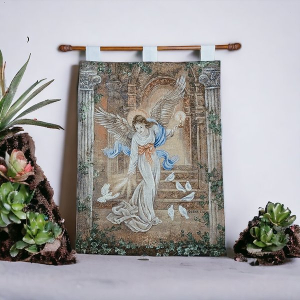 Lena Liu Angel of Light Wall Hanging Tapestry