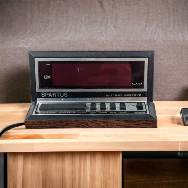 Vintage Spartus Alarm Clock Model 1140