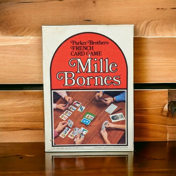 Vintage 1964 Parker Brothers Mille Bornes French Card Game