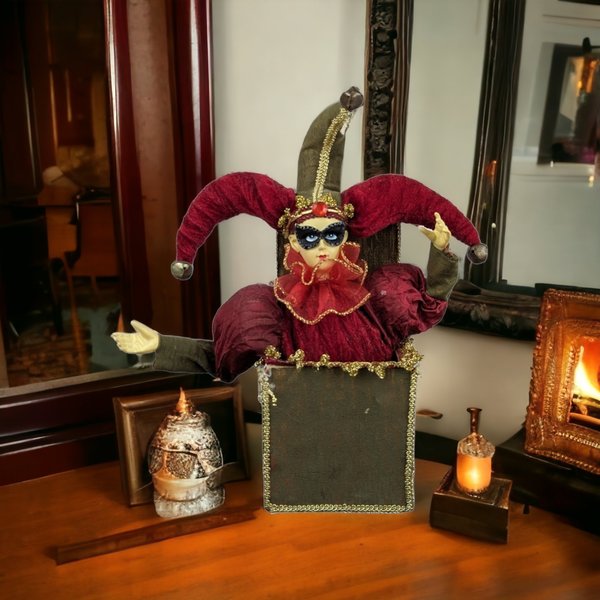 Vintage Jester Music Box
