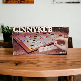 Vintage 1983 Ginnykub Crisscross Rummy Game - Complete