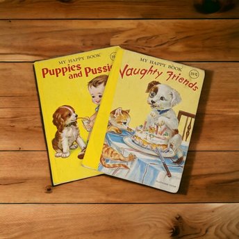 My Happy Books Duo: Puppies & Pussies, Naughty Friends!