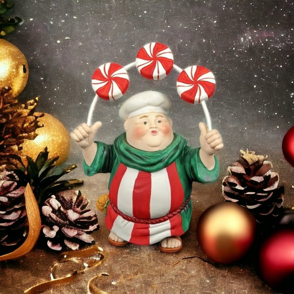 1990s Dept. 56 Merrymaker Peter the Peppermint Maker" Figurine