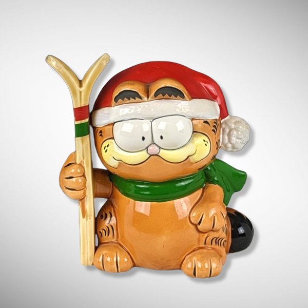 1981 Enesco Garfield Ski Bank
