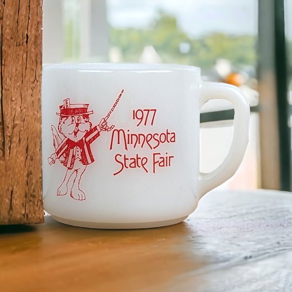 1977 Minnesota State Fair Mug Made by Federal Glass Company